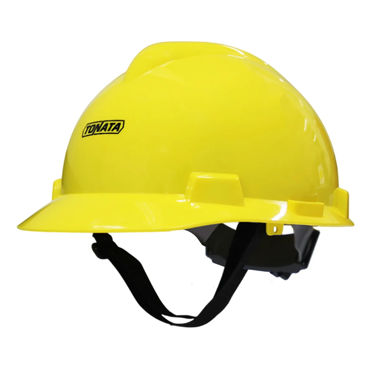 Tonata Safety Helmet Heavy Duty - Helm Proyek Include Inner Fast Track Klop Putar - Helm Kerja Kuning - CV. Berkah Mitra Safety