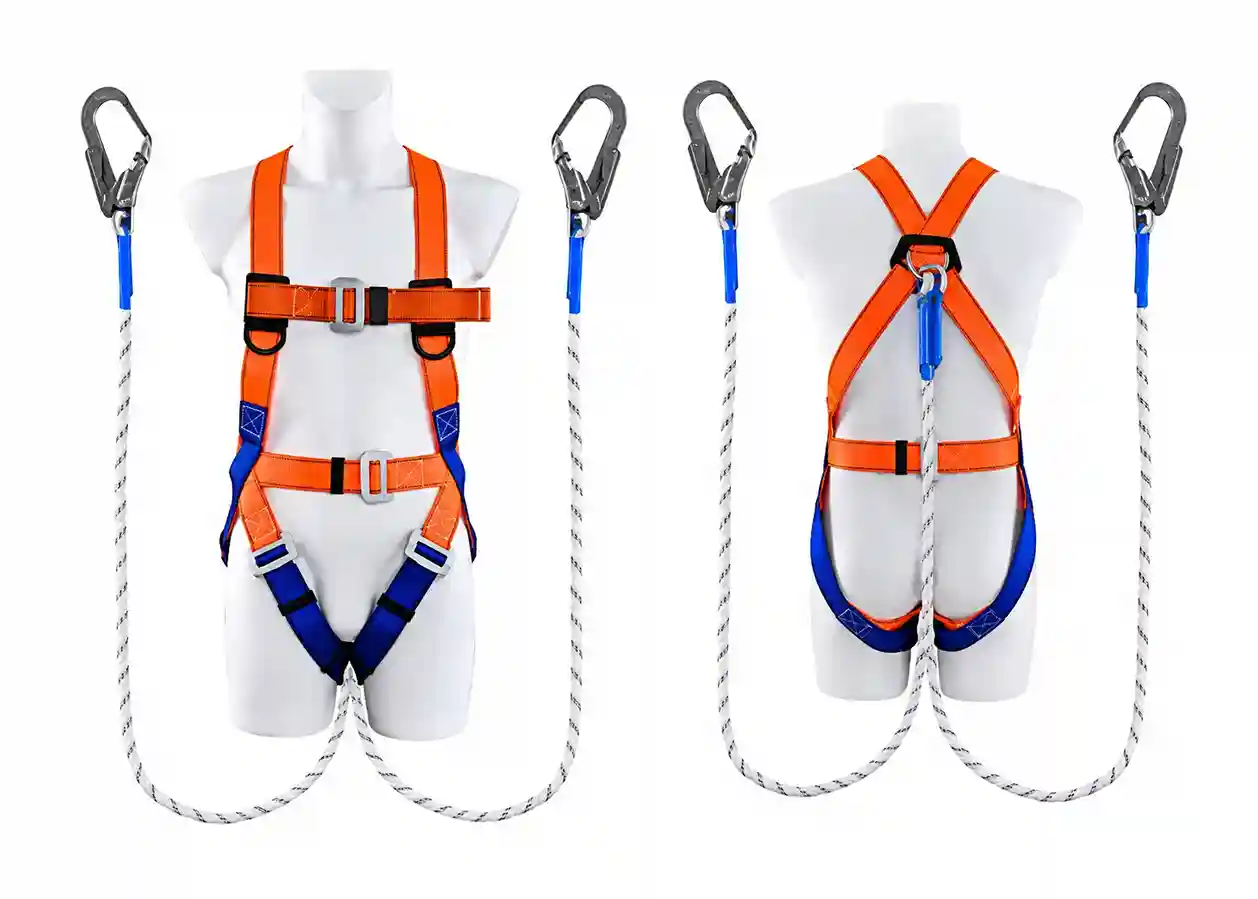 Body Harness Double Hook – Full Body Safety Belt dengan 2 Kait