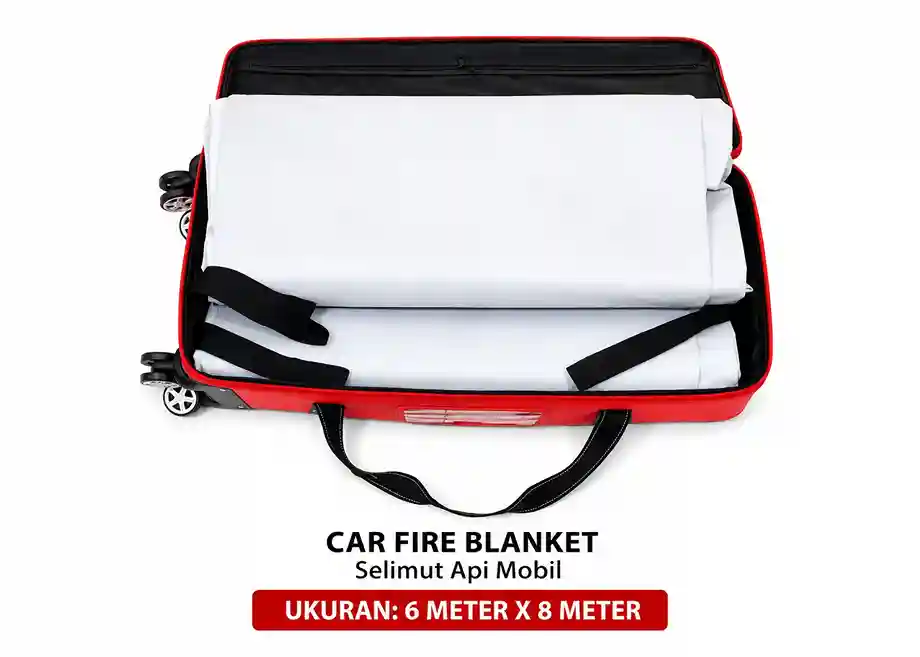 Thumbnail Car Fire Blanket 6x8 Hard Case Roda – Selimut Api Mobil Fiberglass 100%