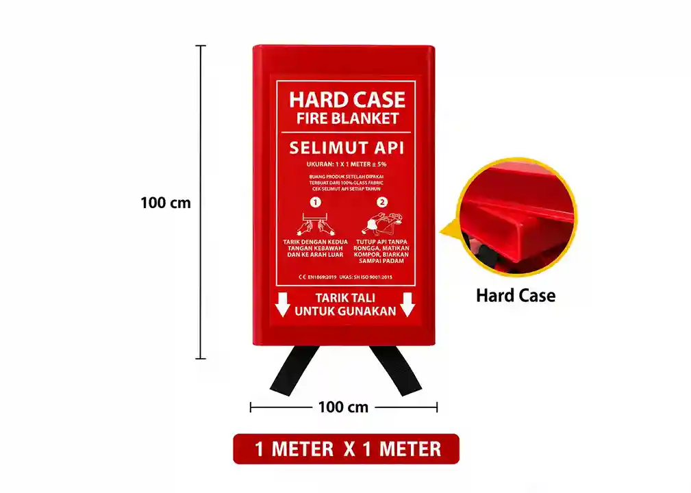 Thumbnail Fire Blanket Hard Case – Selimut Api Fiberglass 100% dengan Kotak Pelindung Keras