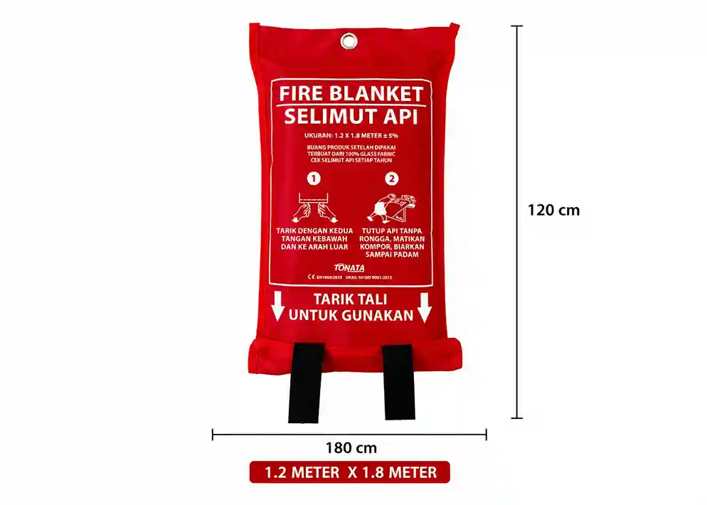 Thumbnail Fire Blanket Soft Case – Selimut Api Fiberglass 100% Portabel