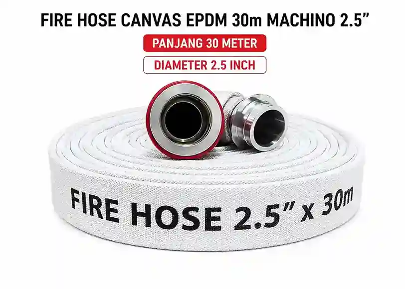 Thumbnail Fire Hose Canvas EPDM 30m Machino 1.5" & 2.5"