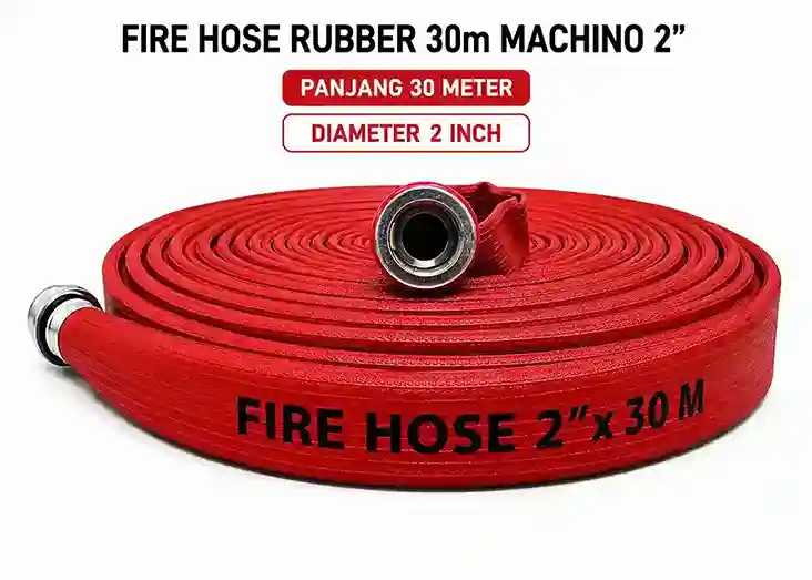 Thumbnail Fire Hose Rubber 30m Machino 1.5"-3"