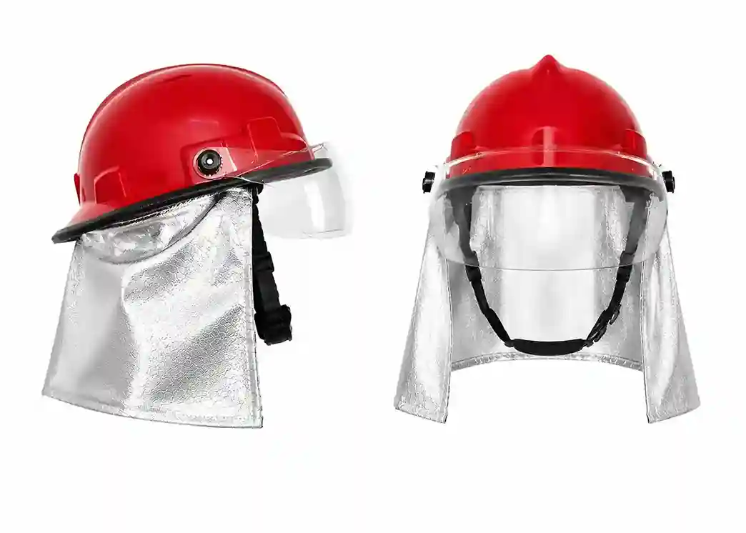Helm Pemadam Kebakaran Warna Merah – ABS Composite Tahan Benturan & Panas