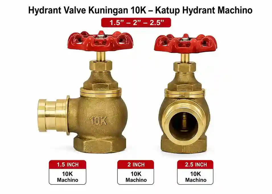 Hydrant Valve Kuningan 10K – Katup Hydrant Machino