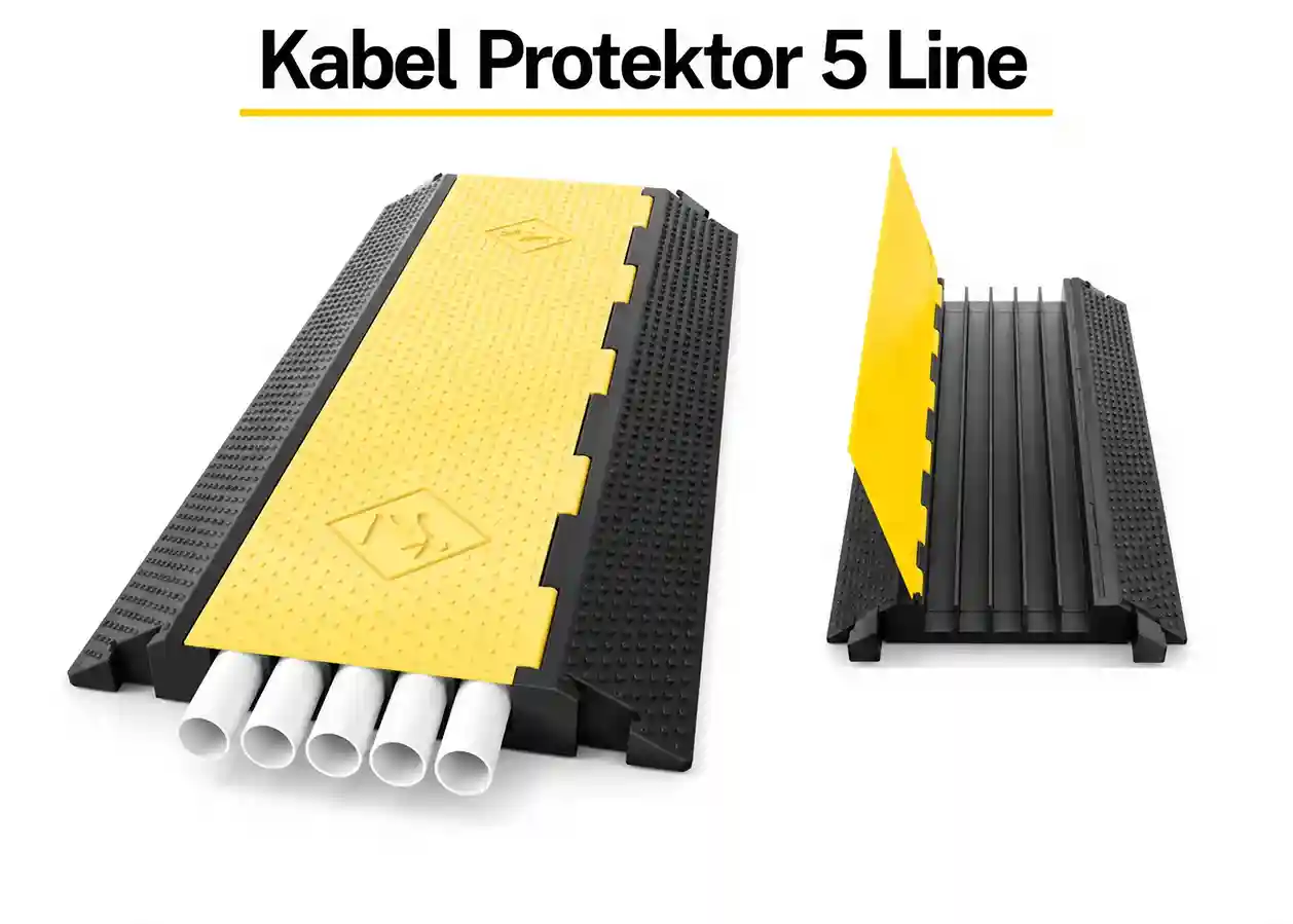 Thumbnail Rubber Cable Protector – Pelindung Kabel Karet Heavy Duty 1-5 Line